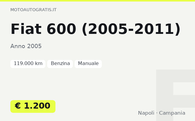 Fiat 600 (2005-2011)
