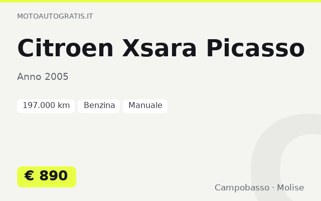 Citroen Xsara Picasso