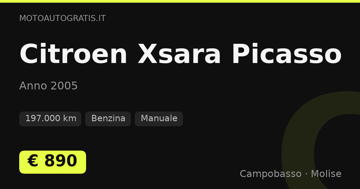 Citroen Xsara Picasso
