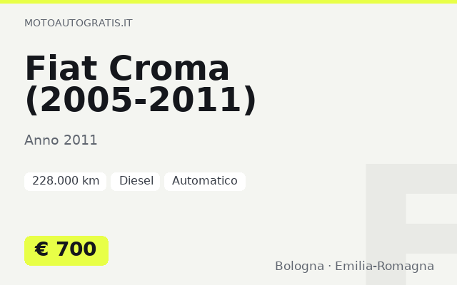 Fiat Croma (2005-2011)