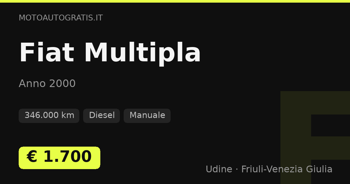 Fiat Multipla