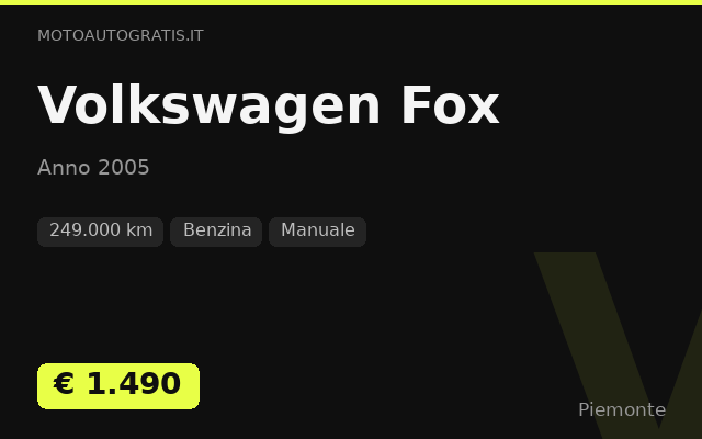Volkswagen Fox