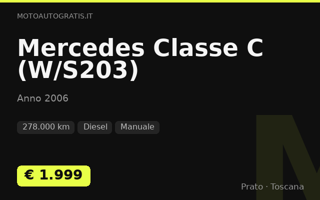 Mercedes Classe C (W/S203)