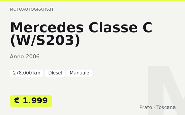 Mercedes Classe C (W/S203)