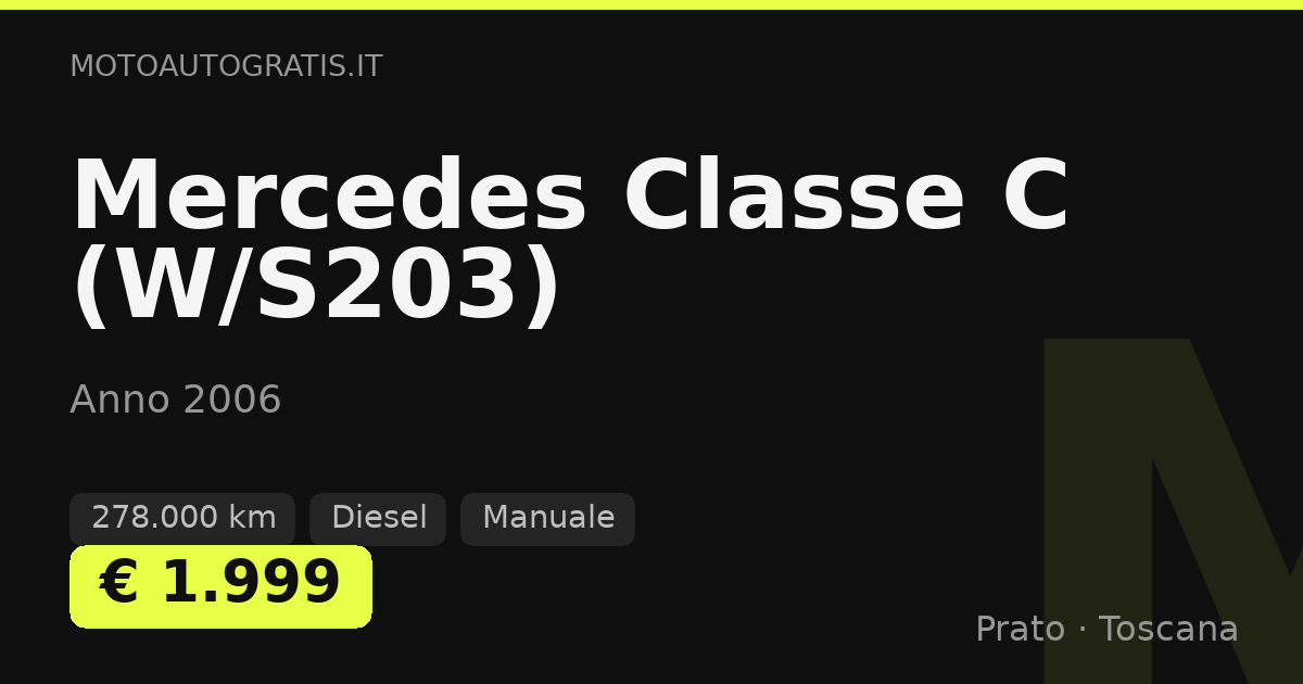 Mercedes Classe C (W/S203)