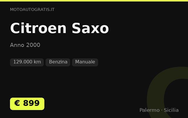 Citroen Saxo