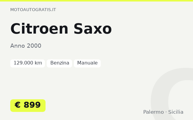 Citroen Saxo
