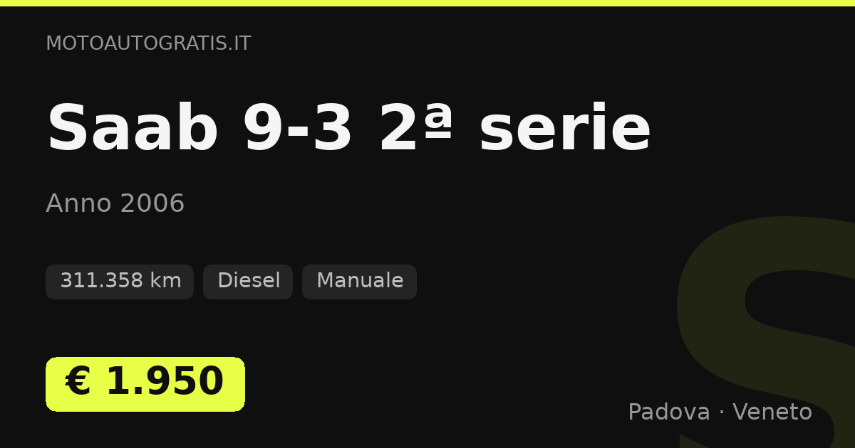 Saab 9-3 2ª serie
