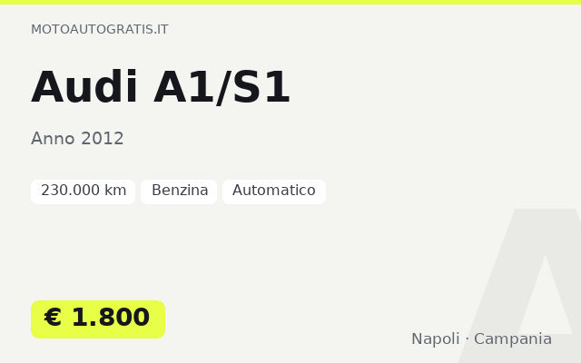 Audi A1/S1