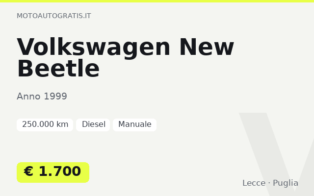 Volkswagen New Beetle