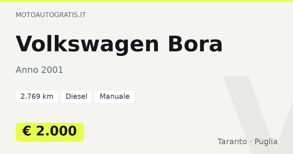 Volkswagen Bora