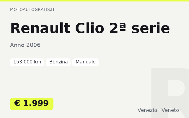 Renault Clio 2ª serie