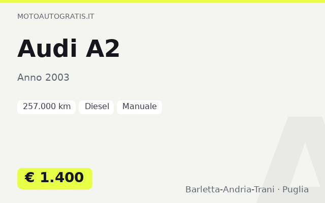 Audi A2