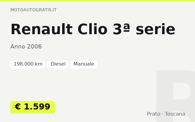 Renault Clio 3ª serie