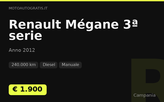 Renault Mégane 3ª serie