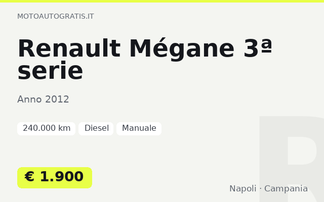 Renault Mégane 3ª serie