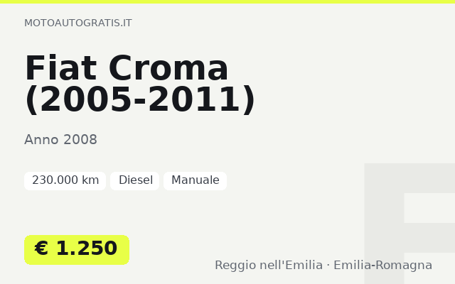 Fiat Croma (2005-2011)
