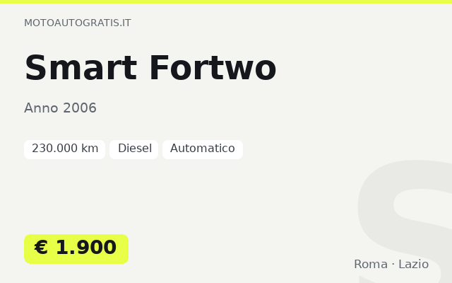 Smart Fortwo