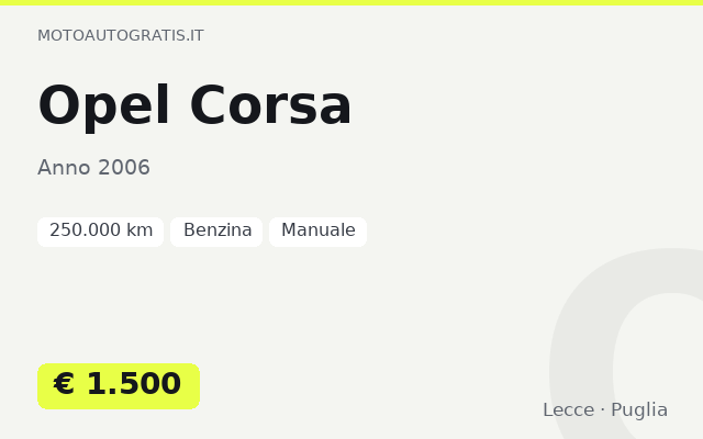 Opel Corsa