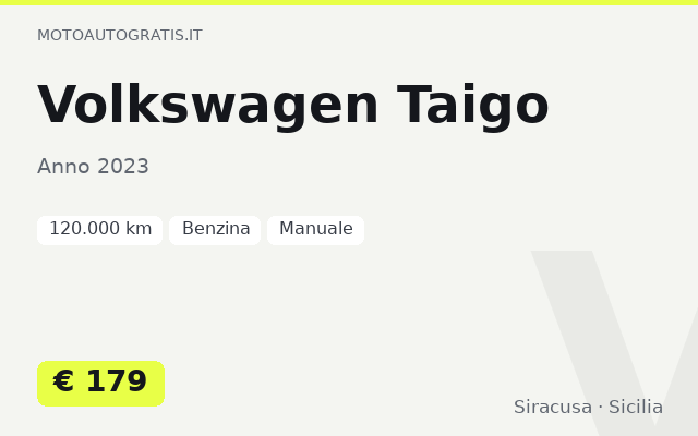 Volkswagen Taigo