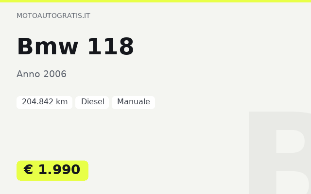Bmw 118
