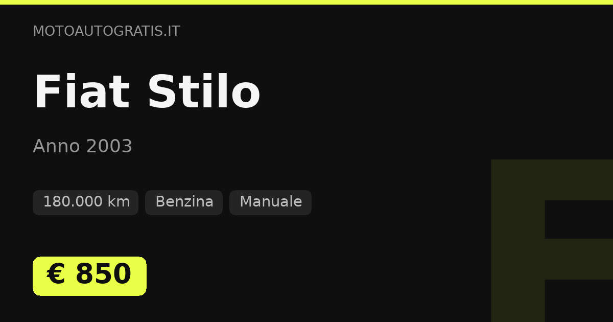 Fiat Stilo