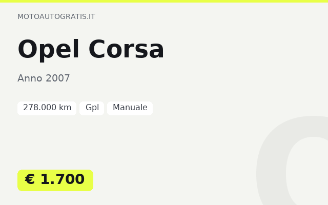 Opel Corsa