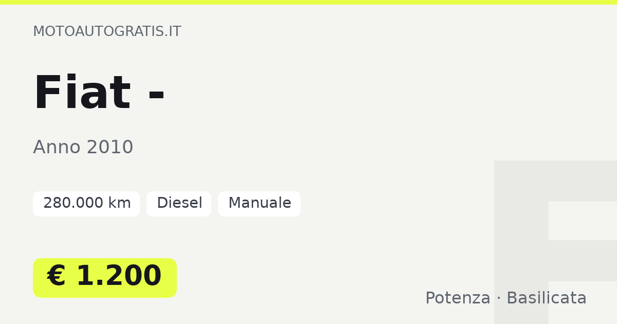 Fiat -