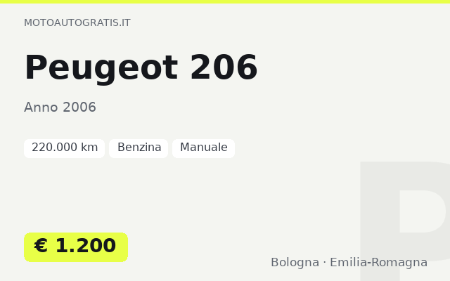 Peugeot 206