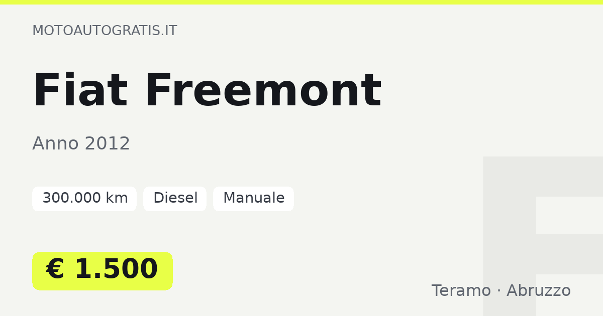 Fiat Freemont