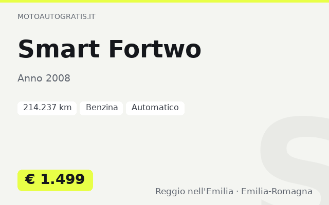 Smart Fortwo
