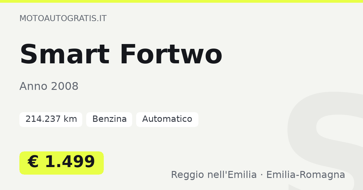 Smart Fortwo