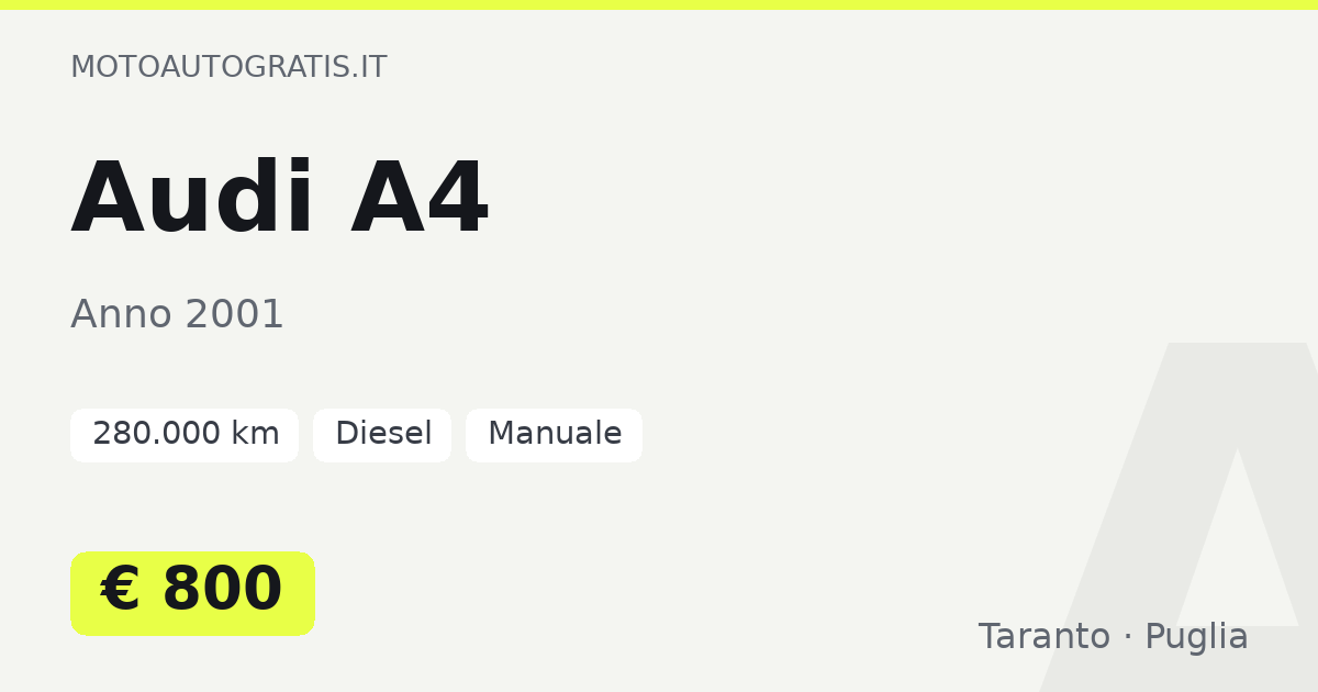 Audi A4