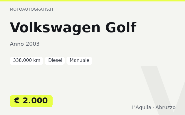 Volkswagen Golf