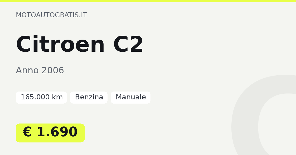 Citroen C2