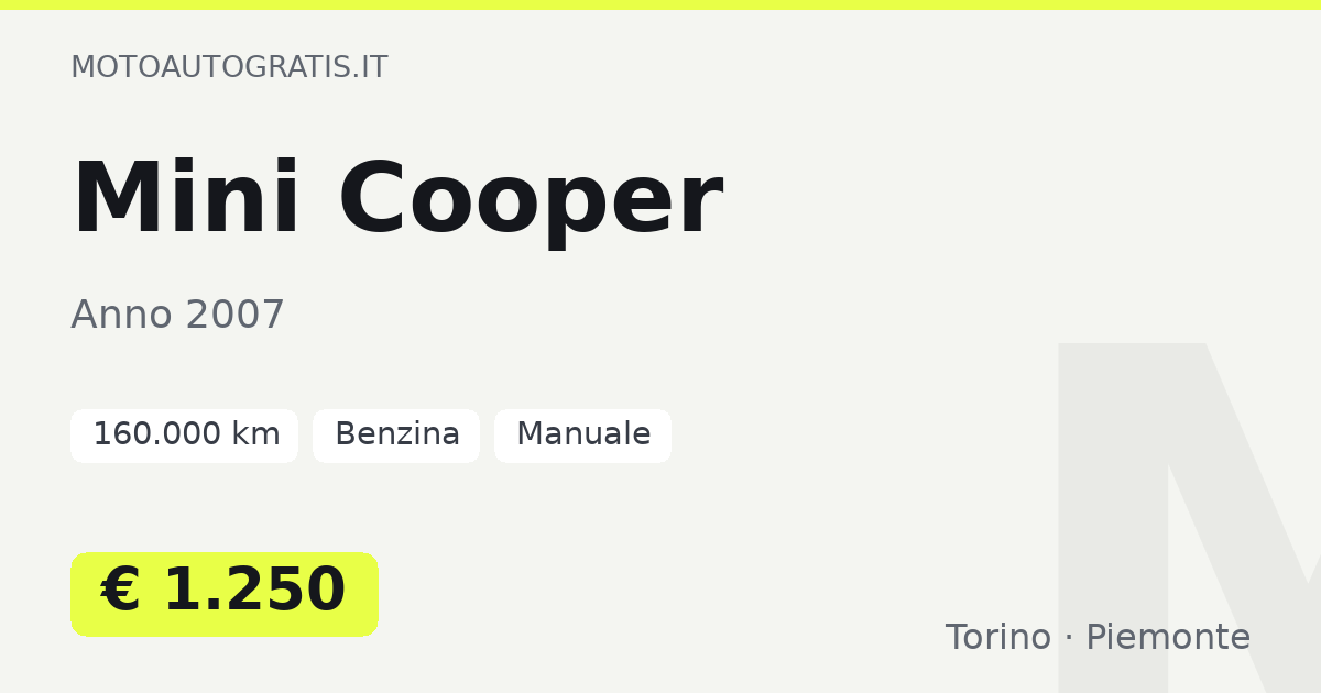 Mini Cooper