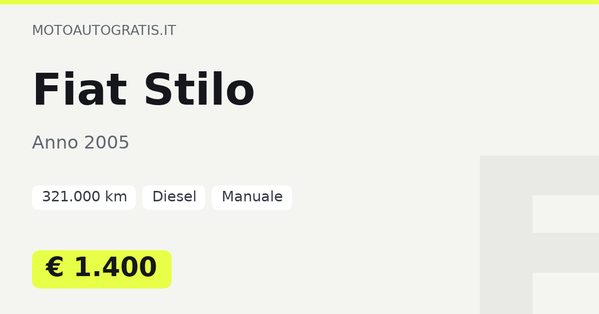 Fiat Stilo