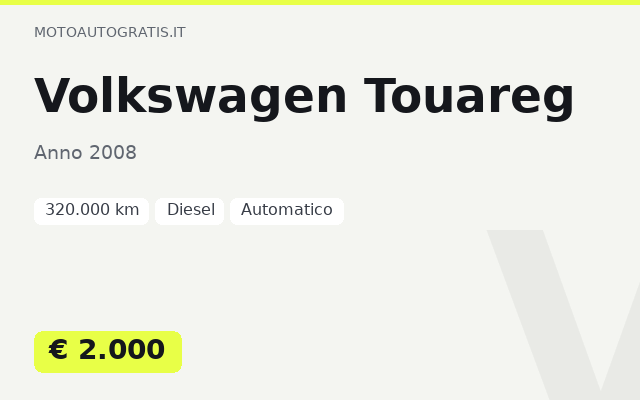 Volkswagen Touareg