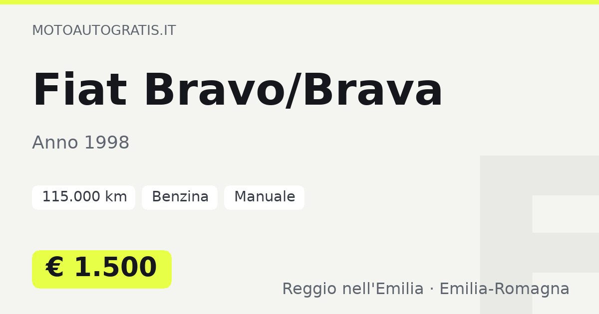 Fiat Bravo/Brava