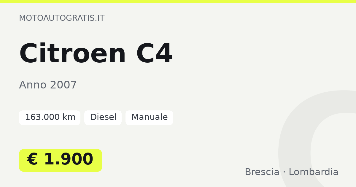 Citroen C4