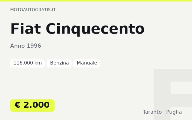 Fiat Cinquecento