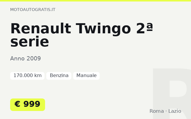 Renault Twingo 2ª serie