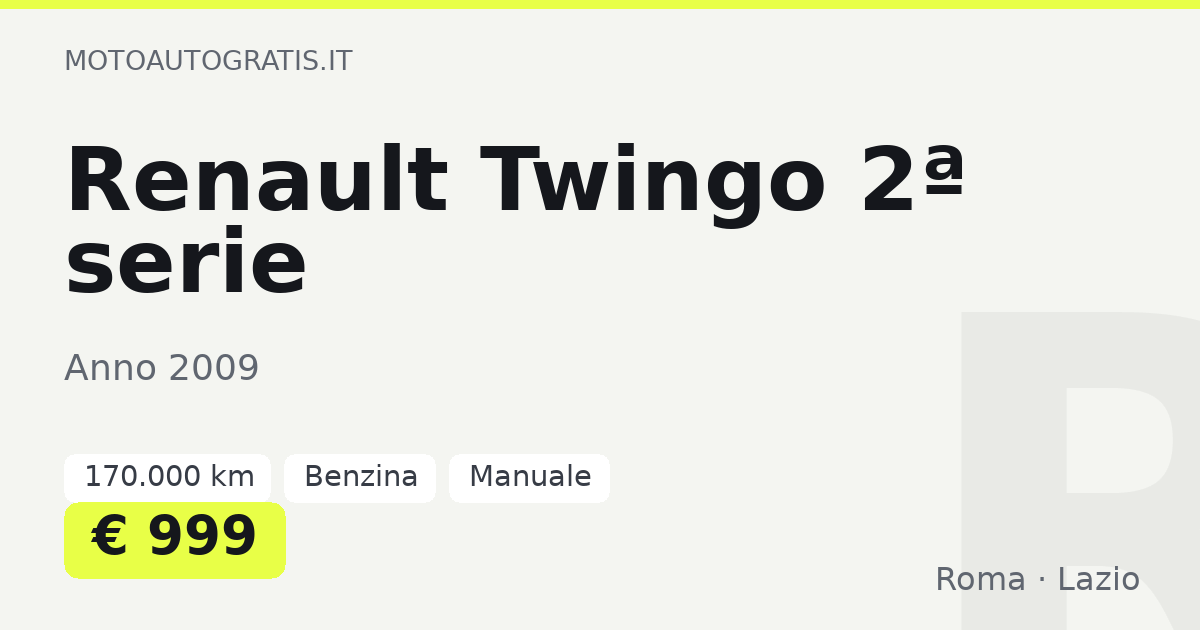 Renault Twingo 2ª serie
