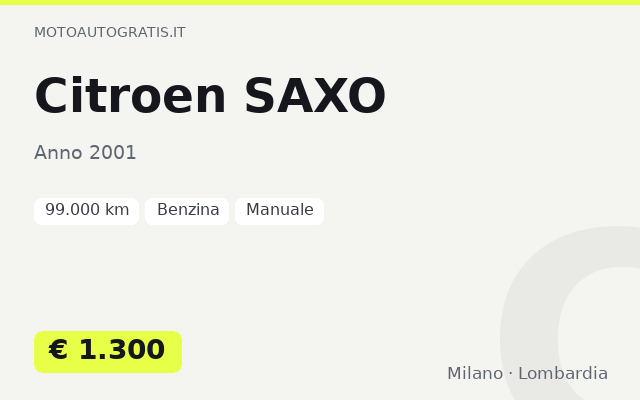 Citroen SAXO