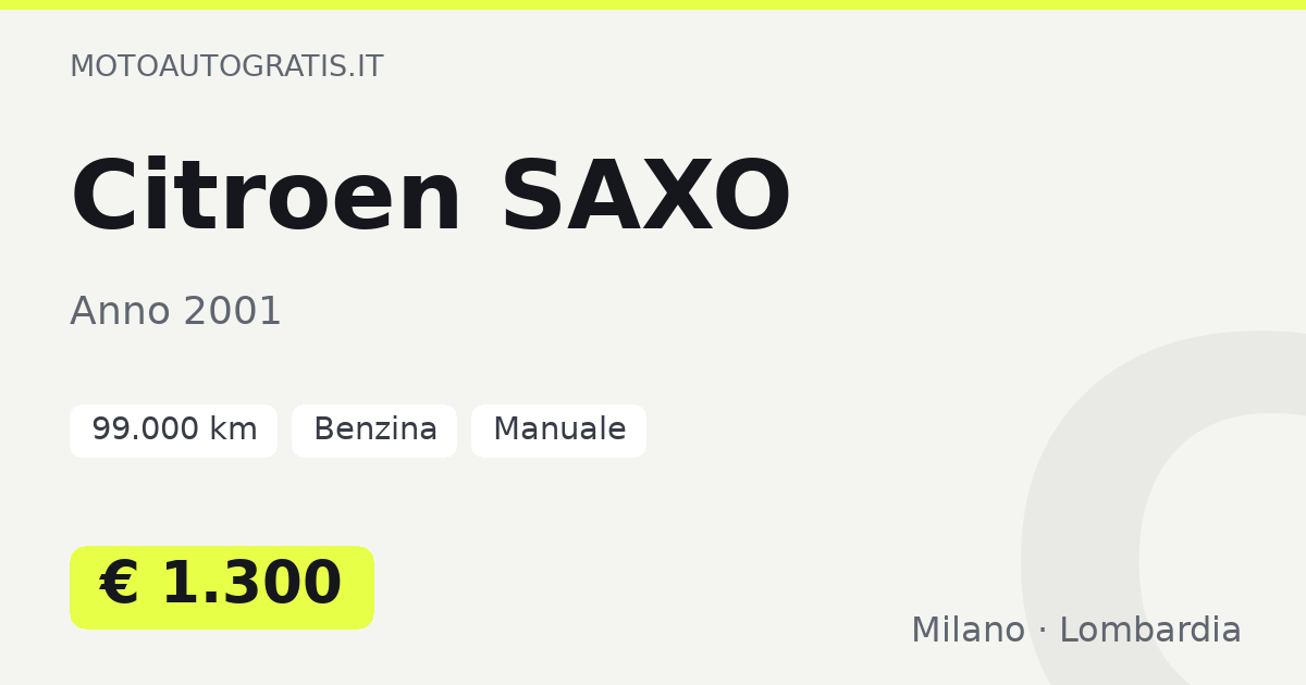Citroen SAXO
