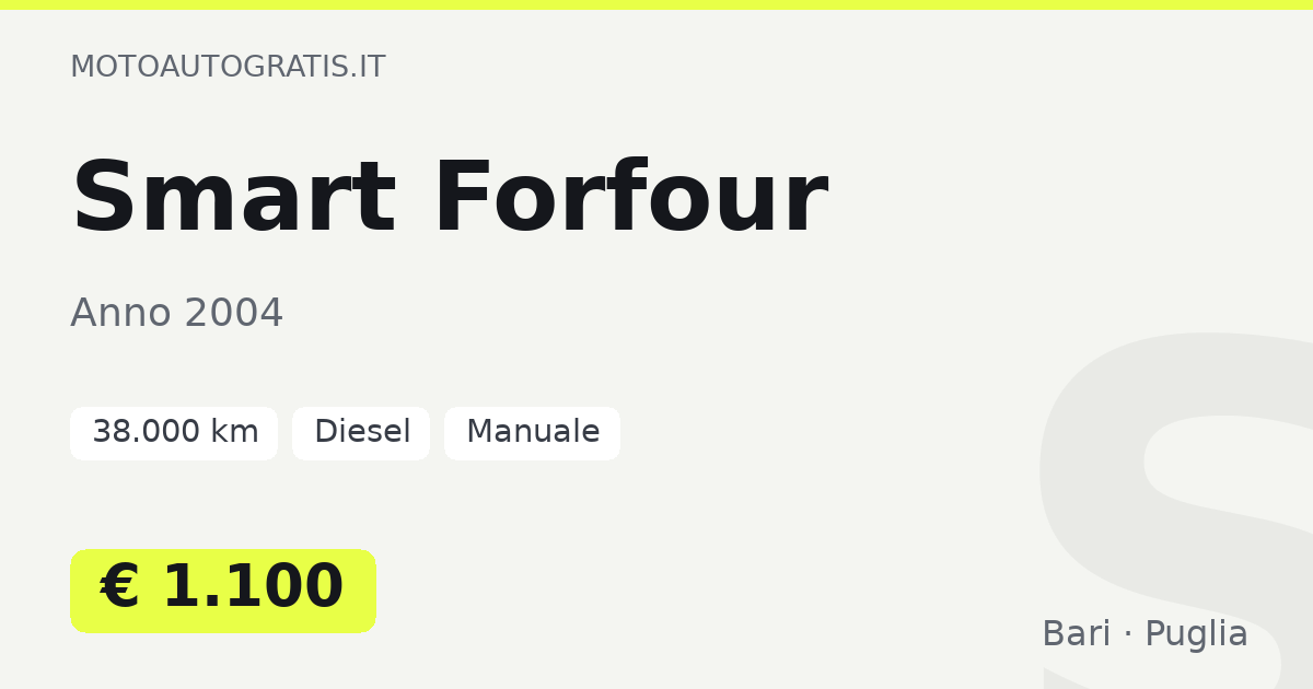 Smart Forfour