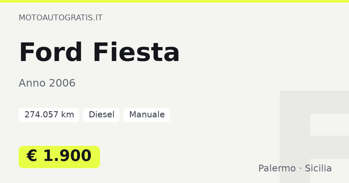 Ford Fiesta