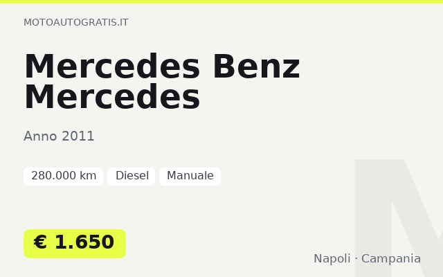 Mercedes Benz Mercedes