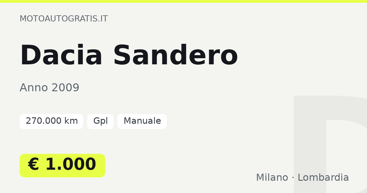 Dacia Sandero