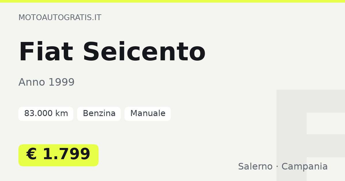 Fiat Seicento